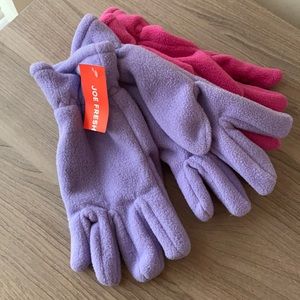 NWT! Joe Fresh Fleece Gloves set of 2.